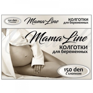 Колготки для беременных с хлопком, 150den Мамалайн